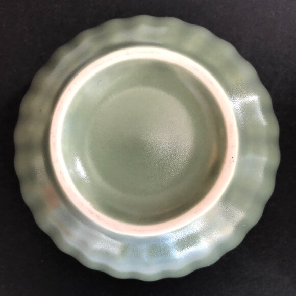 Pfaltzgraff Naturewood Votive Candle Bowl Trinket Dish Lid Beehive Bee Green 592 - Picture 16 of 16